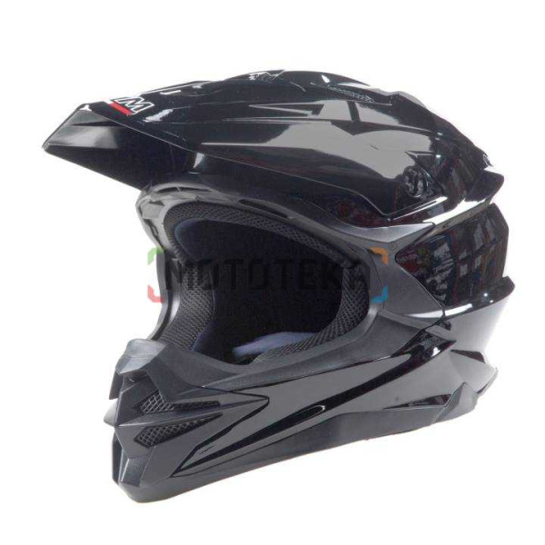 Шлем мото кроссовый AiM (Аим) JK803 Black Glossy XL